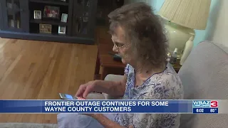 Frontier outage continues for some customers in Wayne County