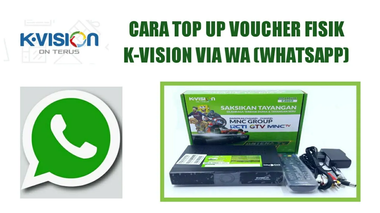 DETAIL CARA TOP UP SALDO K-VISION VIA WEBSITE