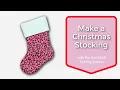 Make a Christmas Stocking with AccuQuilt GO Santa Die