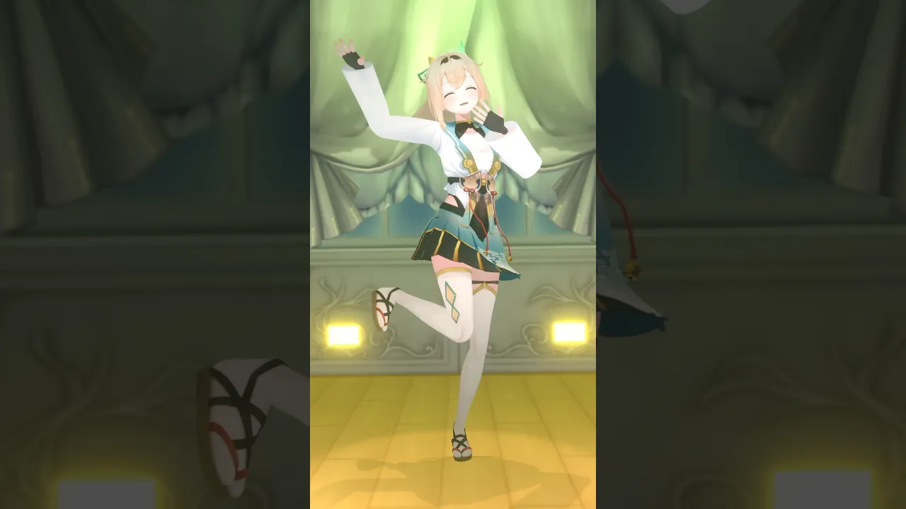 こんこよの『#デコレート』かざまばーじょん?‼️#shorts #踊ってみた #風真いろは