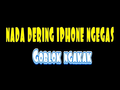 Download MP3 NADA DERING IPHONE VERSI GOOGLE TRANSLET NGEGAS !!!TRRBARU LUCU