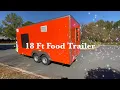 18ft Food Trailer Commercial Kitchen