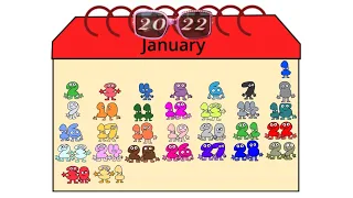 Download #bfdi band but Calendar of January 2022 MP3