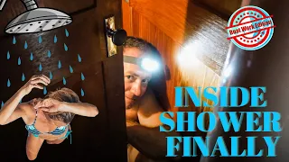 Finally a working inside SHOWER | LOTS of BOAT WORK episode 5