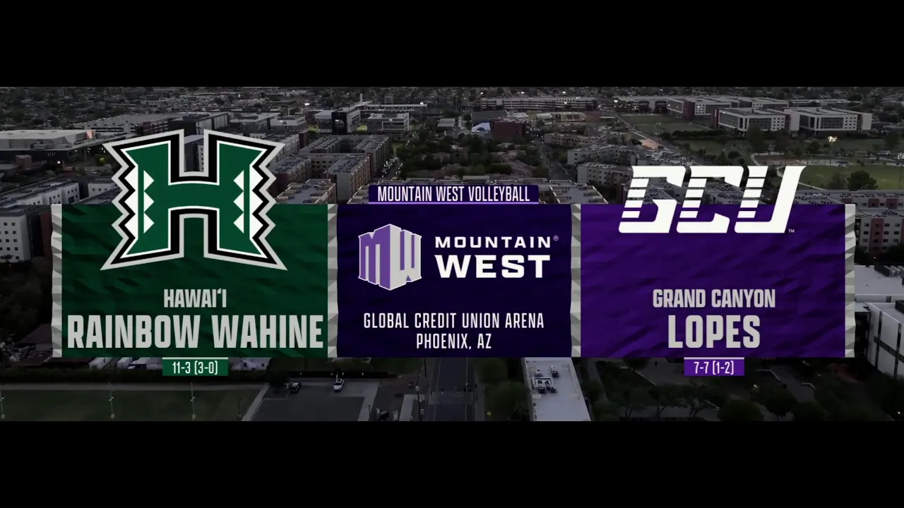 Hawaii Volleyball Wahine vs GCU Game 2 (Oct. 3, 2026)