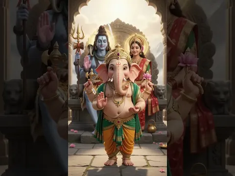 गणेश जी की बुद्धि और माता-पिता की भक्तिश्री गणेश को क्यों मिलता है प्रथम पूजन का अधिकार?