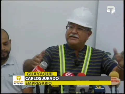 Compañias industriales de vía a Daule en larte por la llegada de El Niño