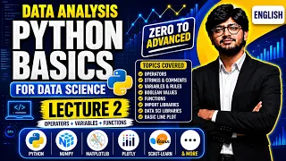 Python Basics for Data Analysis Operators Variables Functions Libraries Lecture 2 ENGLISH