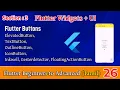 Flutter All Buttons Tutorial in Tamil ElevatedButton TextButton InkWell More Dilip Coder