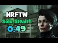 WR Payday 3 NRFTW Solo Stealth Speedrun 0 49