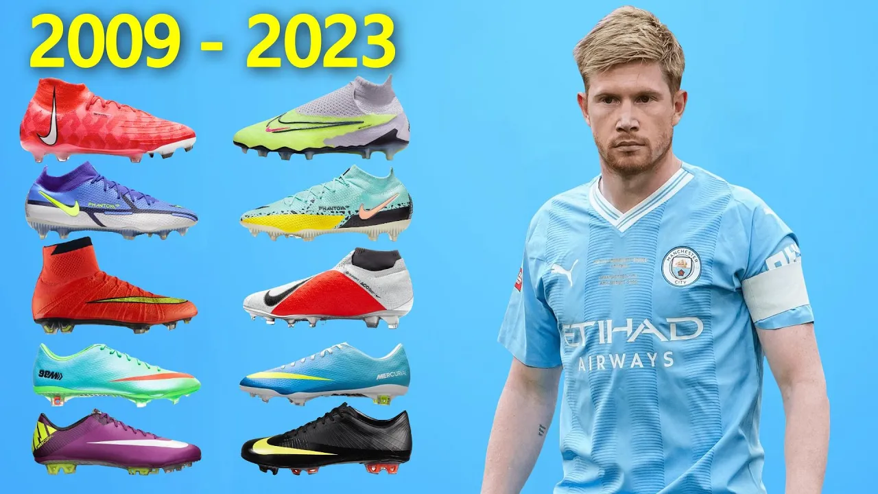 KEVIN DE BRUYNE  - New Soccer Cleats & All Football Boots 2009-2023