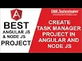 How to Create Task Manager Application Project in Node Js Project Source Code Download