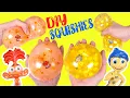 Inside Out 2 Movie DIY Squishies with Squishy Maker with Joy and Anxiety Crafts for Kids