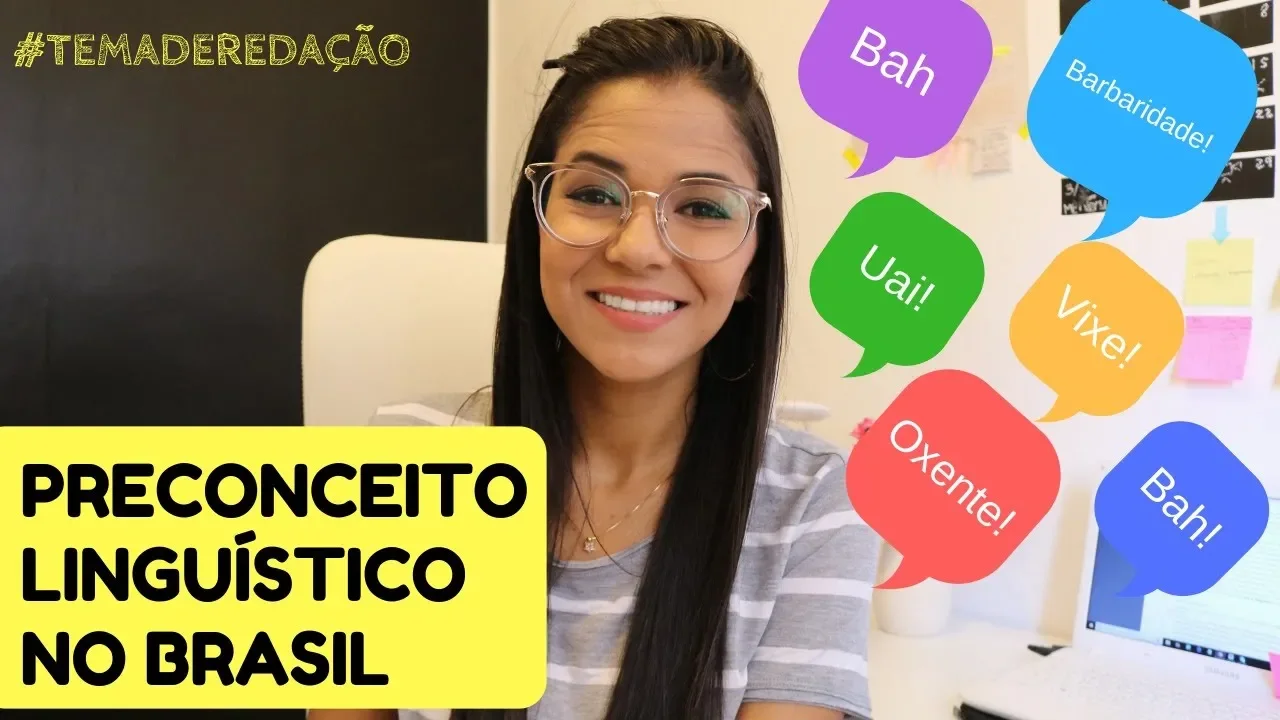 REDAÇÃO: Discussão de tema PRECONCEITO LINGUÍSTICO + repertórios curingas | ENEM 2018