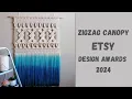 Zigzag Canopy Handcrafted Macrame Wall Hanging Etsy Design Awards 2024