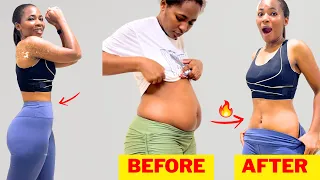 AEROBIC DANCE WORKOUT FOR FLAT STOMACH AT HOME