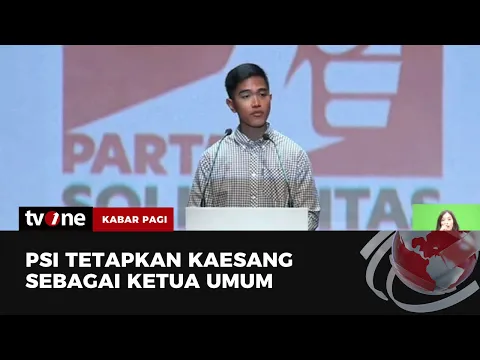 Sah, Kaesang Pangarep Jadi Ketua Umum PSI