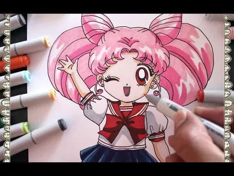Cómo dibujar a Chibi Usa Perfecta How to Draw Chibi Moon Speed Drawing Sailor Moon | CarlosNaranjoTV