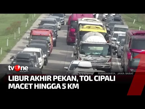 Ruas Tol Cipali Terpantau Macet Panjang hingga 5 Km