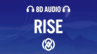 Rise - Andrew A Barmuda | 8D Audio 🎧