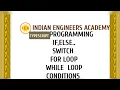 IF ELSE SWITCH WHILE LOOP FOR LOOP TYPESCRIPT PROGRAMMING