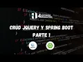 CRUD JQuery y Spring Boot API REST parte 1 4SoftwareDevelopers