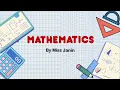Animated Mathematics Theme PowerPoint Free Template