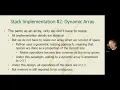 CISC 160 Module 05 Part 09 Stack Implementation using a Dynamic Array
