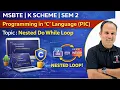 Nested Do While Loop Programming in C Language PIC MSBTE Toshib Tutorials