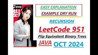 Flip Equivalent Binary Trees Leetcode 951 Recursion Java Code Developer Coder