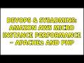DevOps SysAdmins Amazon AWS Micro Instance Performance - Apache2 and PHP 2 Solutions