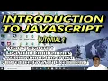 JAVASCRIPT TUTORIAL 1 TAGALOG INTRODUCTION