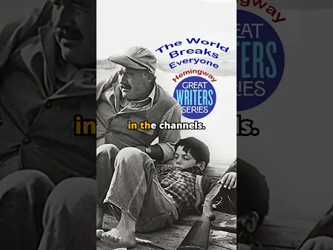 The World Breaks Everyone #hemingway #storytelling #books #writing @GreatWritersSeries #lyrics