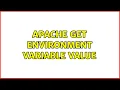 apache get environment variable value