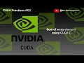 CUDA C Program Sum of array element Parallel Programming CUDA Practices - 02