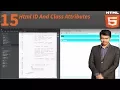 Html ID And Class Attributes