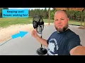 Beating the heat Newair 24 pedestal misting fan Review day Friday