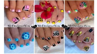 Toenail Art Compilation No 1 Compilacion de Disenos de Unas de Pies
