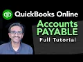 QuickBooks Online Vendor Bills Accounts Payable