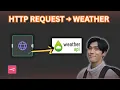 Get Live Weather Data in n8n HTTP Request Tutorial for Beginners