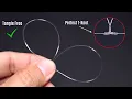 Download Lagu Super Easy Way to Tie T-Knot | Tangle Free | Pancing Anti Mocel | Fishing Knots