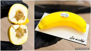 طرومبلوي الموز بطريقة مبسطة و حشو يقطر بالبنة 🍌