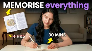 How to REMEMBER Everything You Read (study once and never forget)