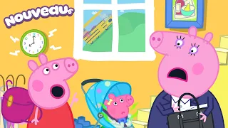 Les histoires de Peppa Pig 😱 Course du matin 🎒 Épisodes de Peppa Pig