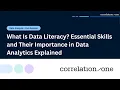 What Is Data Literacy Essential Skills and Their Importance in Data Analytics Explained