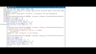 How to Create a Calculator Using Python in IDLE