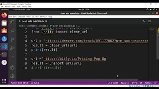 Unalix Python module to removes tracking fields from URLs and unshort shortened URLs