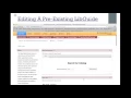 How to Edit a LibGuide
