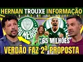 Lagu CARTADA de MESTRE! PALMEIRAS PREPARA 2ª PROPOSTA MILIONÁRIA POR NINO.