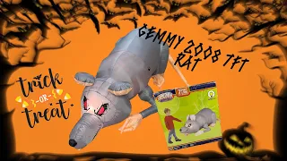 Gemmy 2008 7ft Long Rat Halloween Airblown Inflatable Rare  Gemmy 2008 7ft Long Rat Halloween Airblown Inflatable Rare